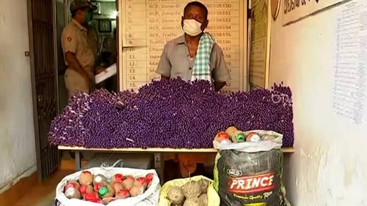 Huge Quantity Of Firecrackers Seized In Cuttack, 1 Arrested