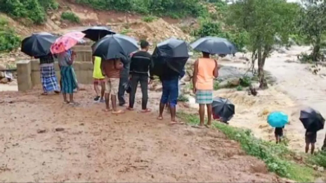 Deep Depression-Triggered Rain Pounds Odisha