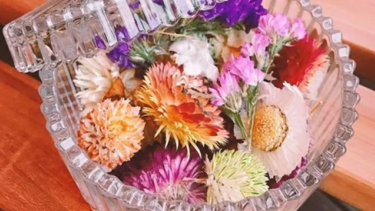Flower power in skincare regime