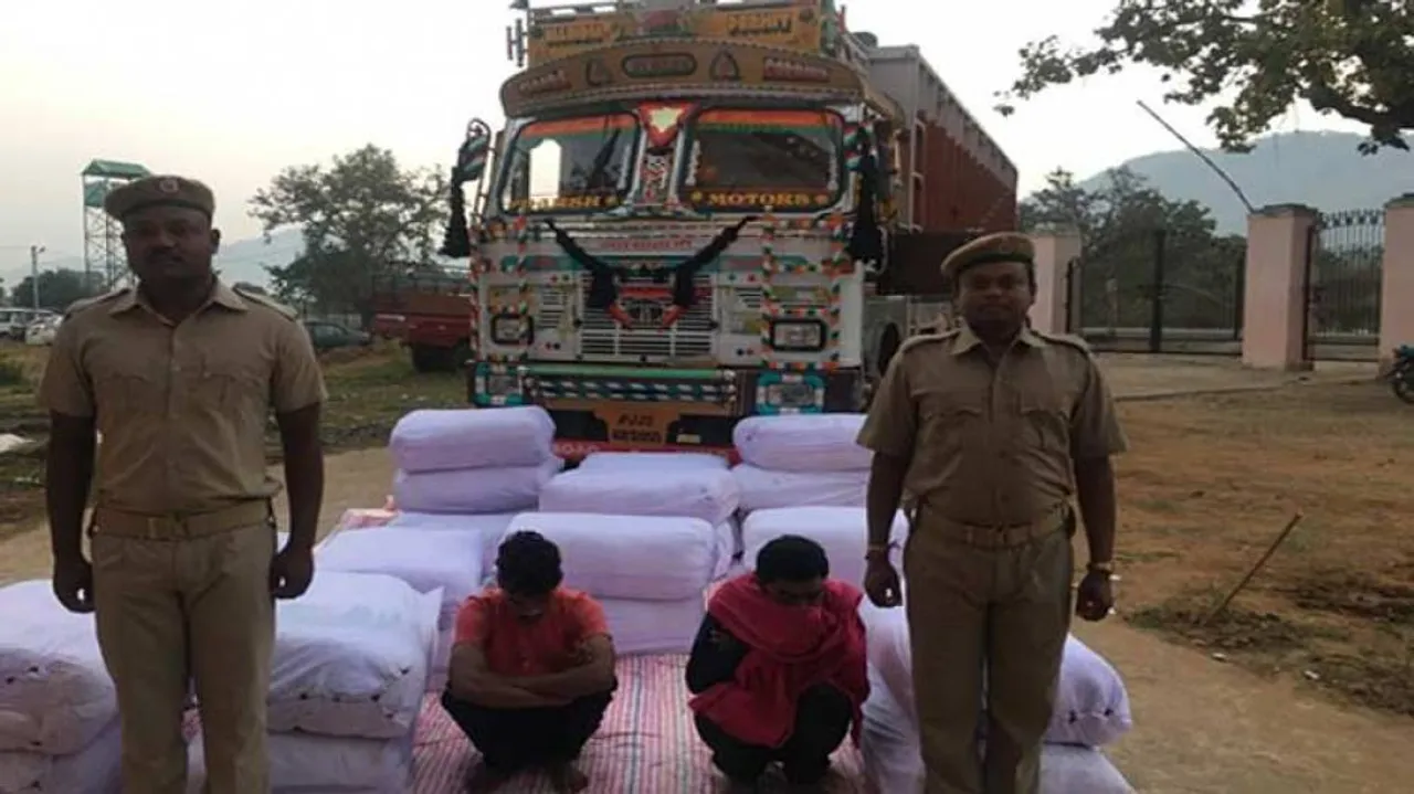 Ganja worth Rs 40 lakh seized in Malkangiri