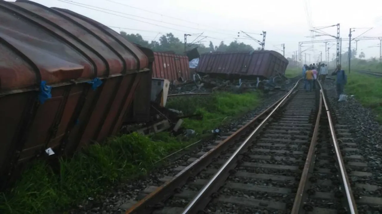 One more goods train derails; Check list of trains diverted & cancelled