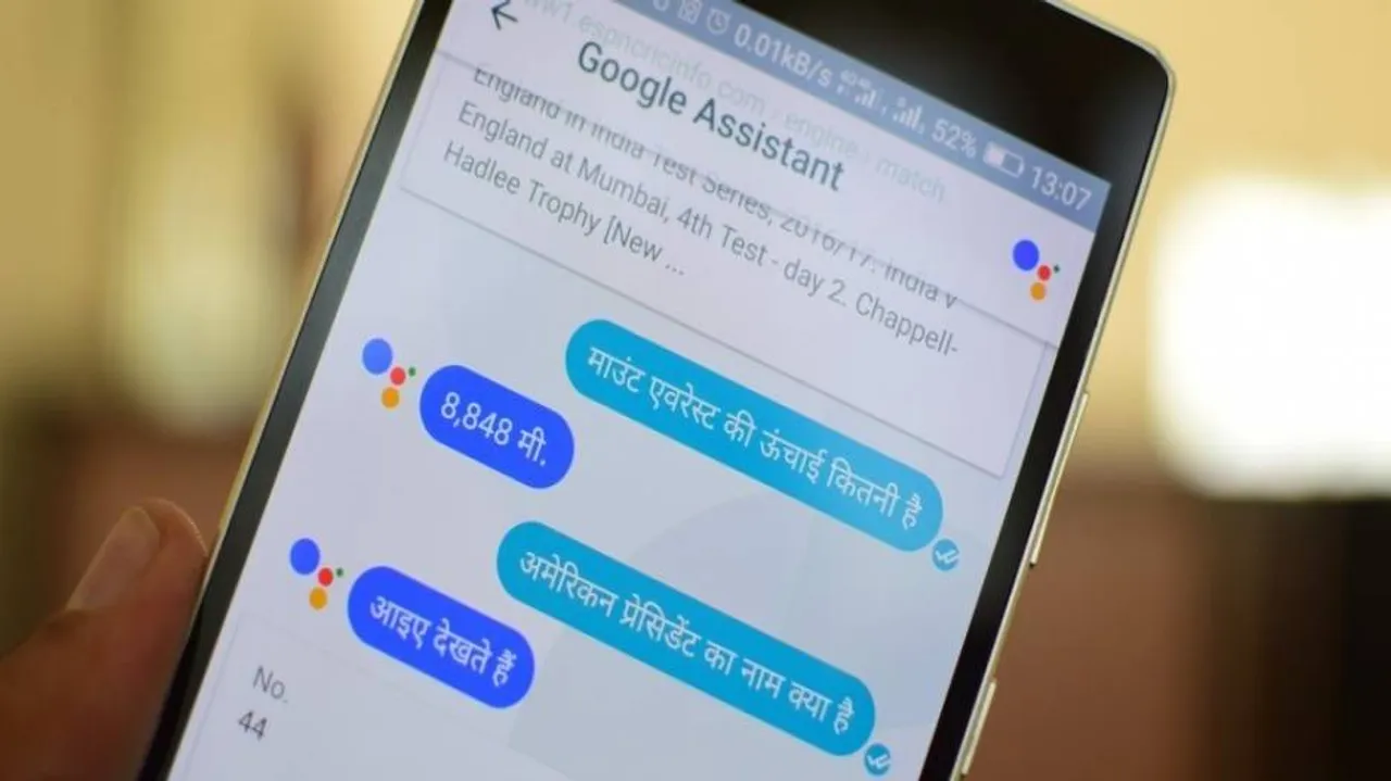 Namaste! Google Assistant now available in Hindi