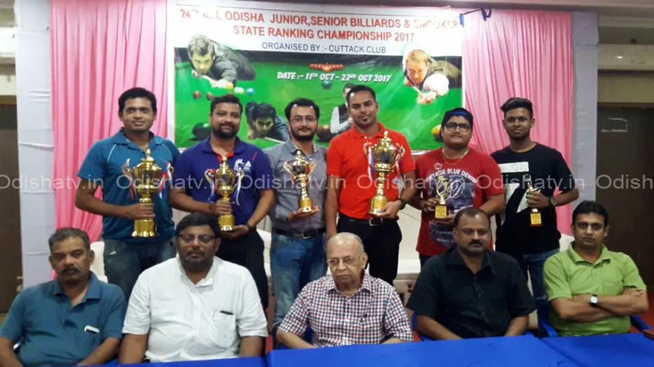 Subrat Das, Nishant Biswal emerge state champions in billiards and snooker