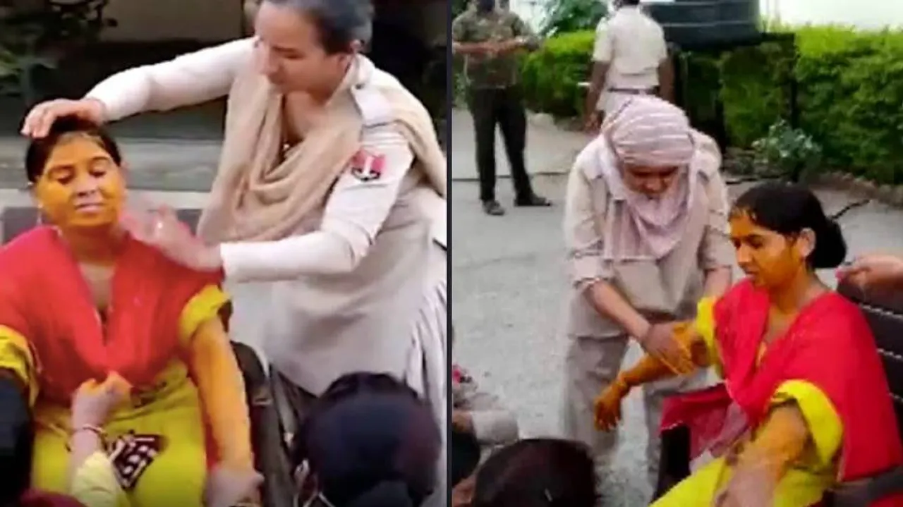 Unable To Get Leave, Woman Constable's 'Haldi' Ceremony Held At Police Station