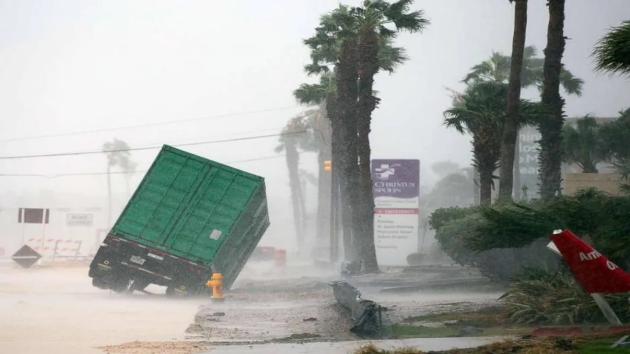 Hurricane Harvey makes landfall as Texas braces for 'catastrophic' rains