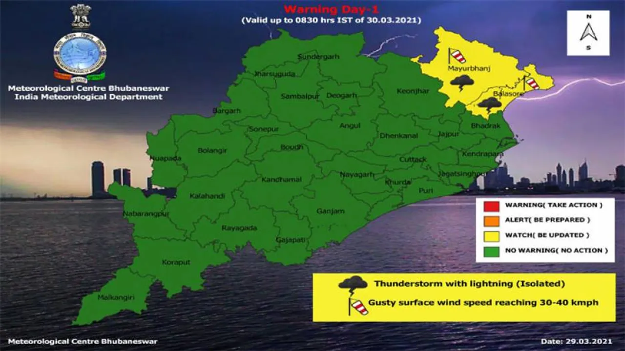 Heat Wave, Thunderstorm Warning Issued For Odisha; SRC Issues Advisory