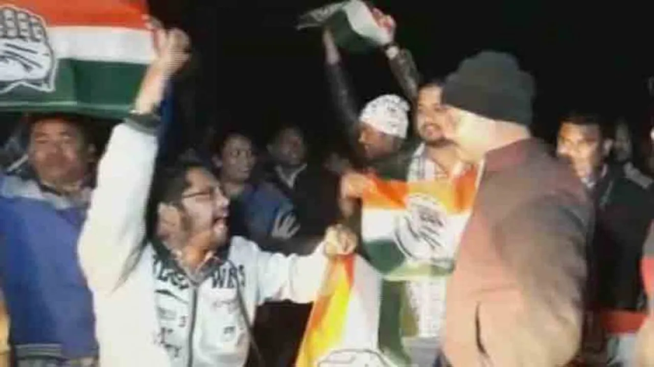 Assembly elections 2018: Elated Congress workers celebrate 'Vijay Utsav' across Odisha