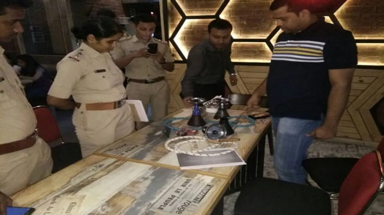 Commissionerate Police raids hookah bar in Capital city