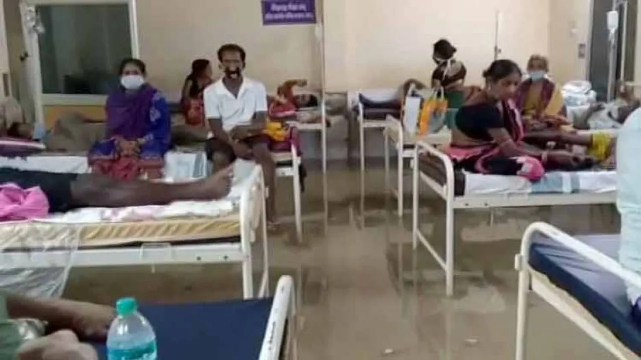 Patients Suffer As Odisha Hospital Gets Flooded After Rainfall