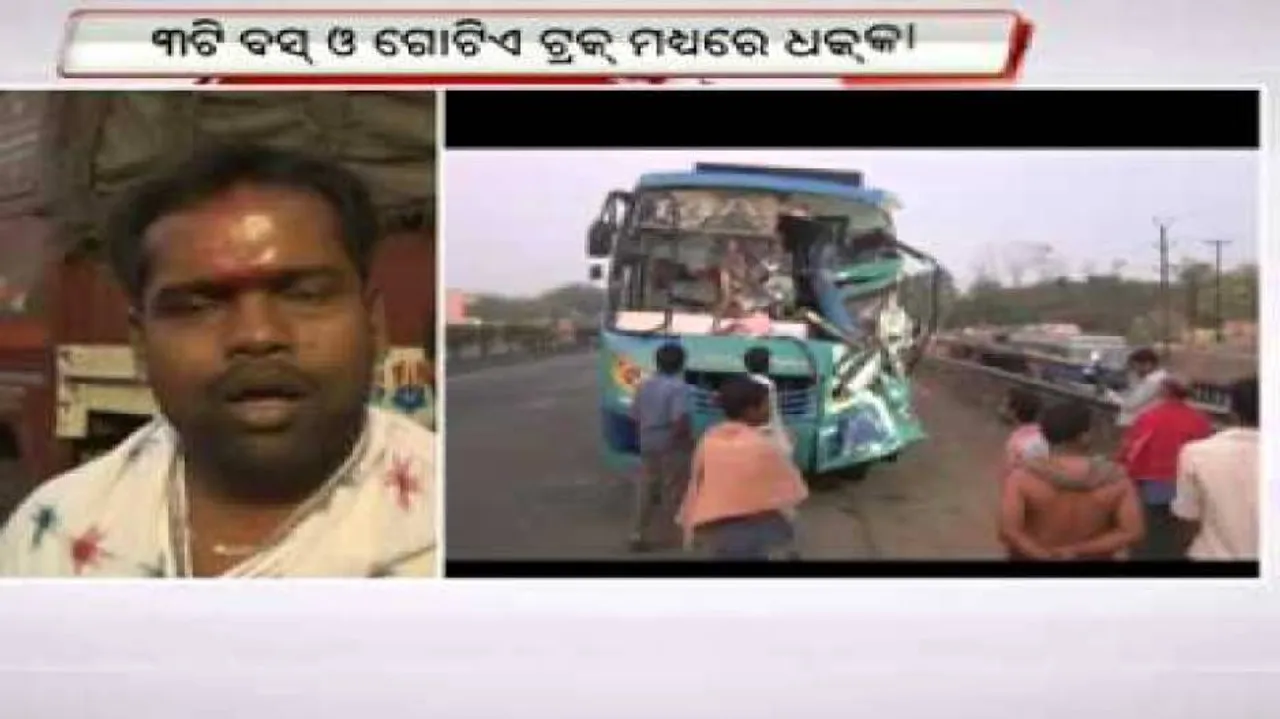 30 injured, 5 critical in accident near Bhubaneswar