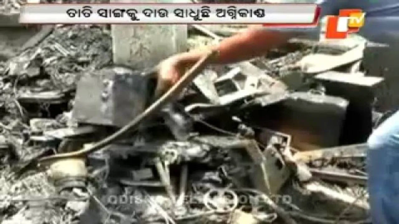 50 houses, 13 shops gutted in fire