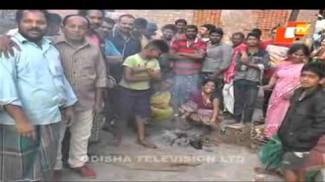 Hot iron branding in Paralakhemundi on Makar Sankranti