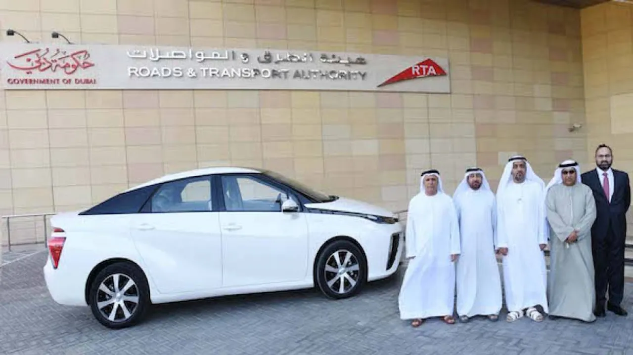 Dubai begins trial run of hydrogen-powered taxis