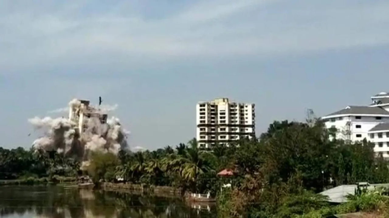 Kochi High-Rise Demolition - Will BDA Use Implosion To Raze 147 Illegal Buildings In Bhubaneswar