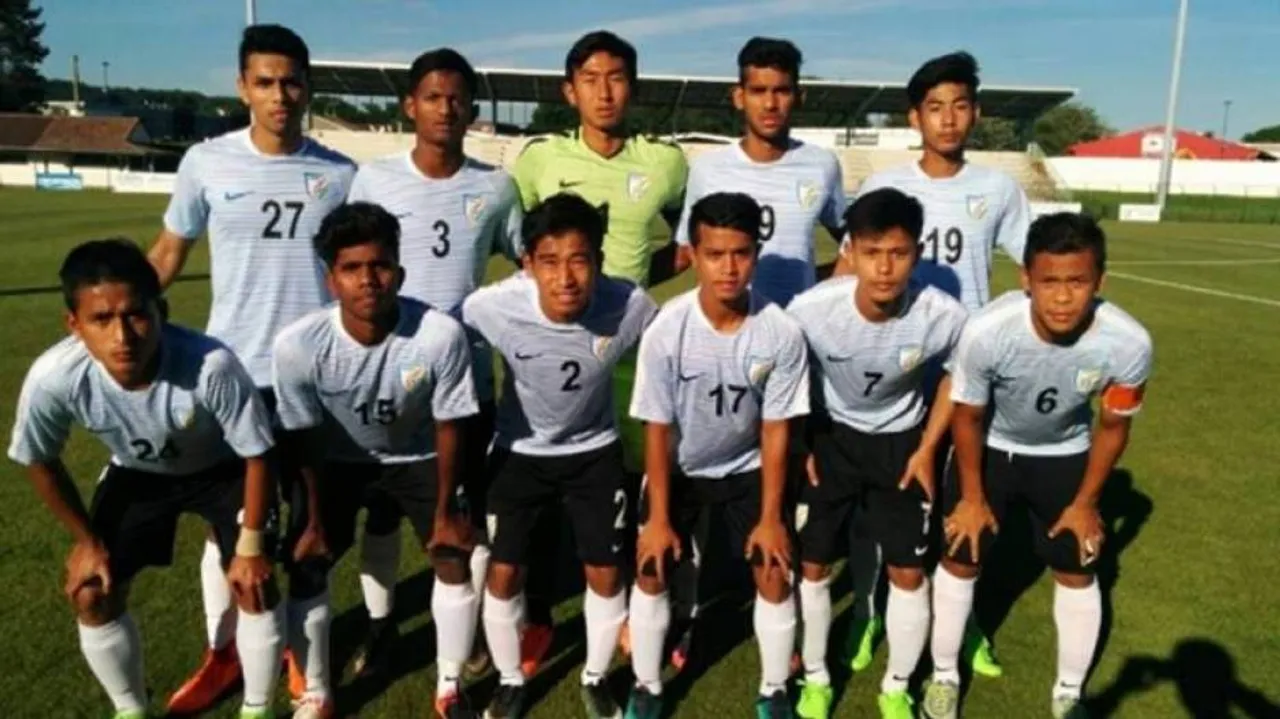 India U-17 team draw with Saint Leu