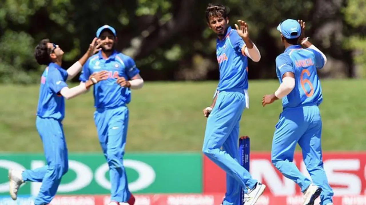 Rain interrupts India's chase in ICC U19 World Cup final