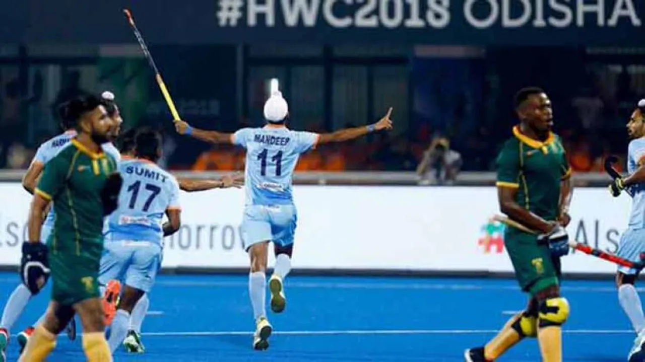 Impressive India maul South Africa 5-0 in hockey WC opener