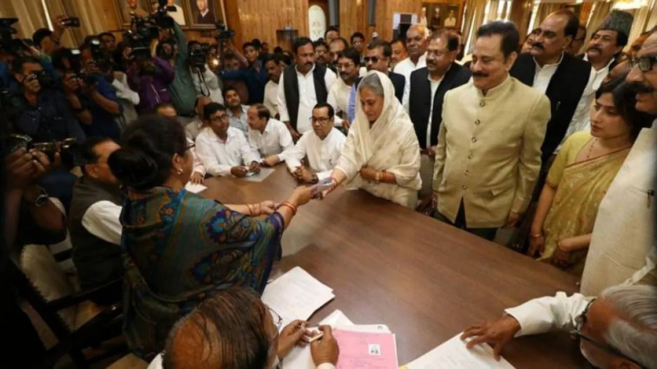 Jaya Bachchan files nomination papers for Rajya Sabha