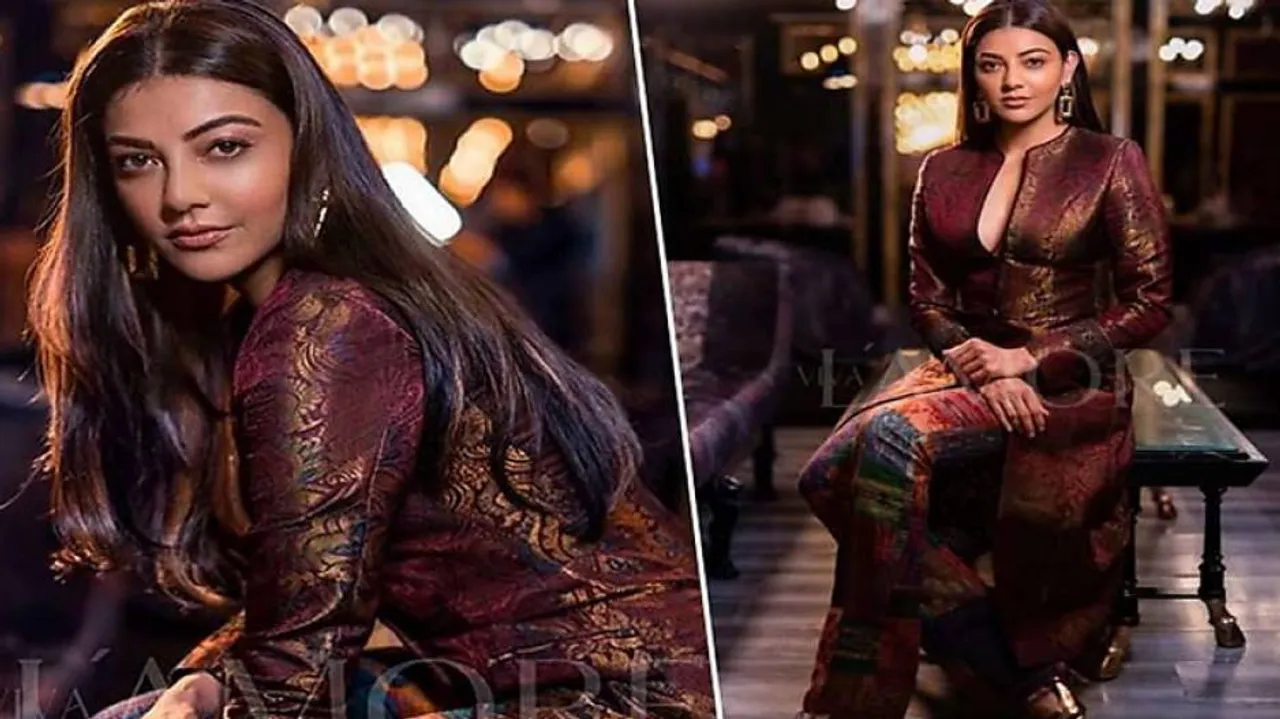 Kajal Agarwal Sets Internet On Fire In Black Attire