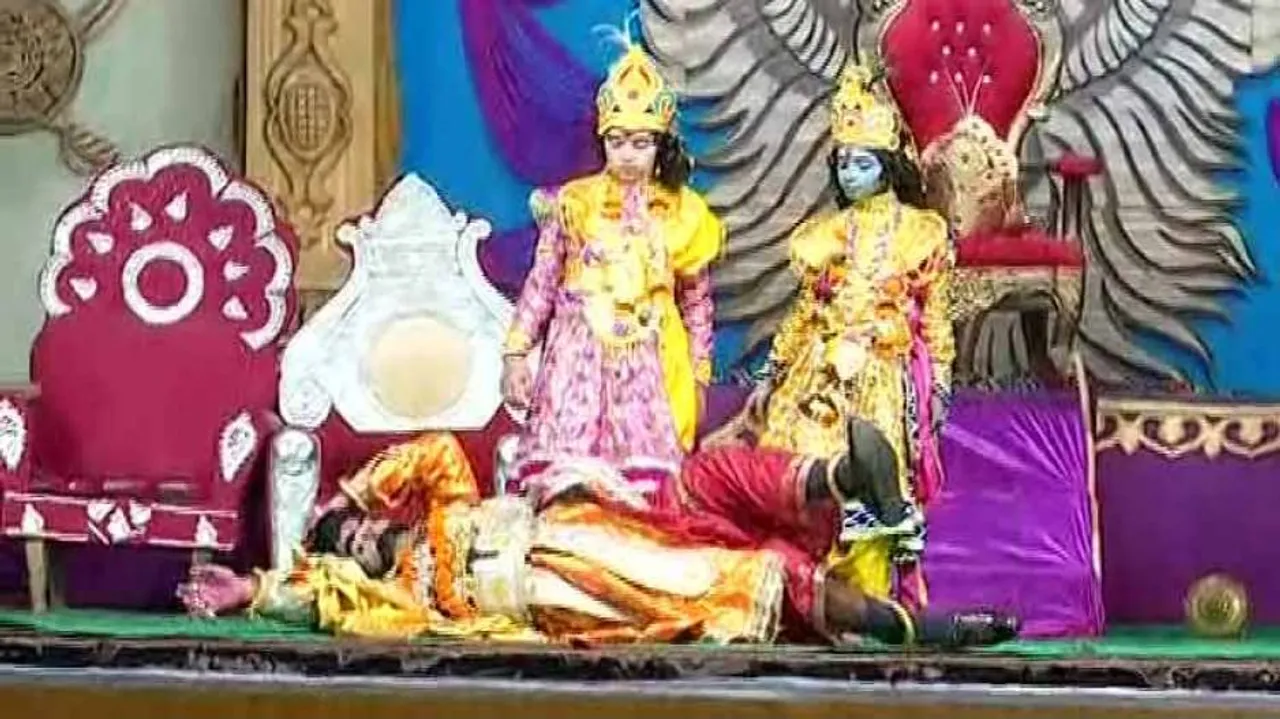 Bargarh Dhanu Jatra Concludes With The Fall Of King Kansa