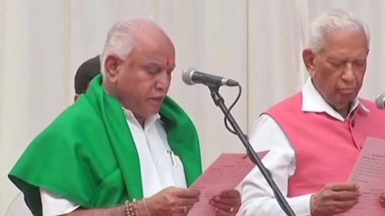 Yeddyurappa takes oath as Karnataka CM with SC nod