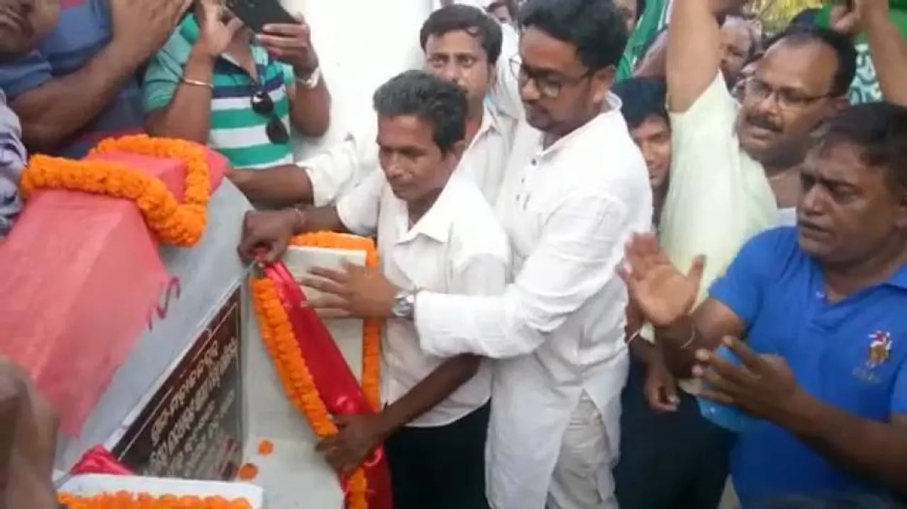 Local BJD leaders inaugurate project ahead of MP Jay Panda's scheduled inauguration