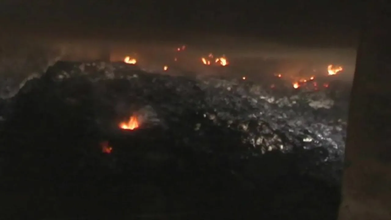 Two kendu leaf godowns set on fire