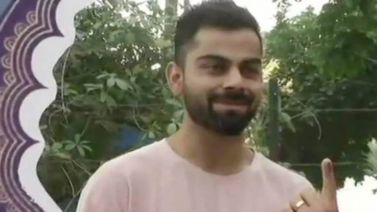 Virat Kohli urges voters to exercise franchise