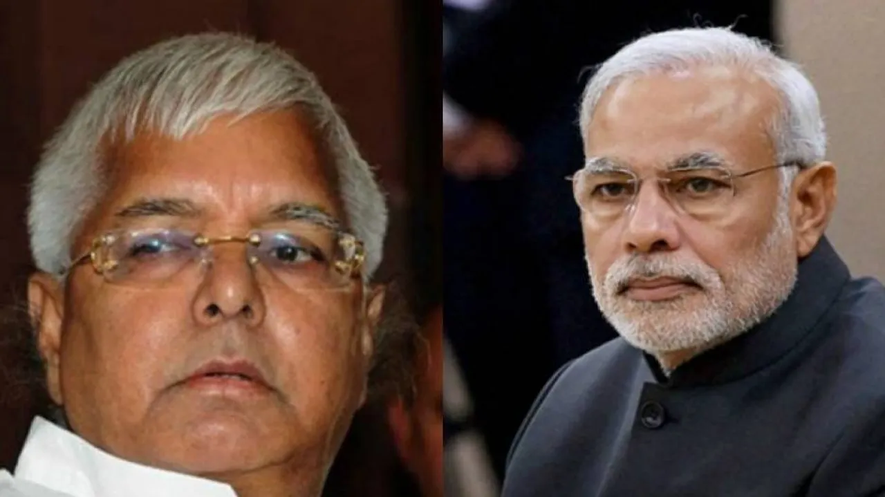 Lalu dares Modi: 'Dissolve Lok Sabha and hold fresh polls'