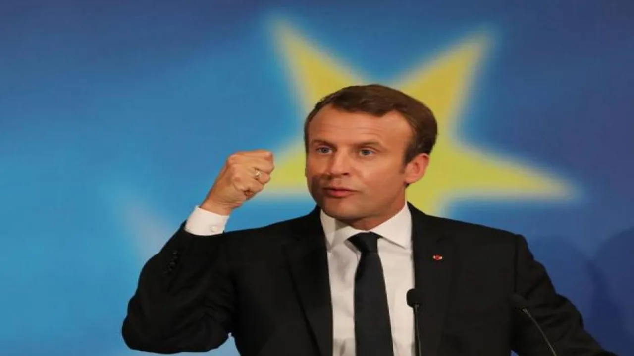 Macron proposes creation of EU military intervention force