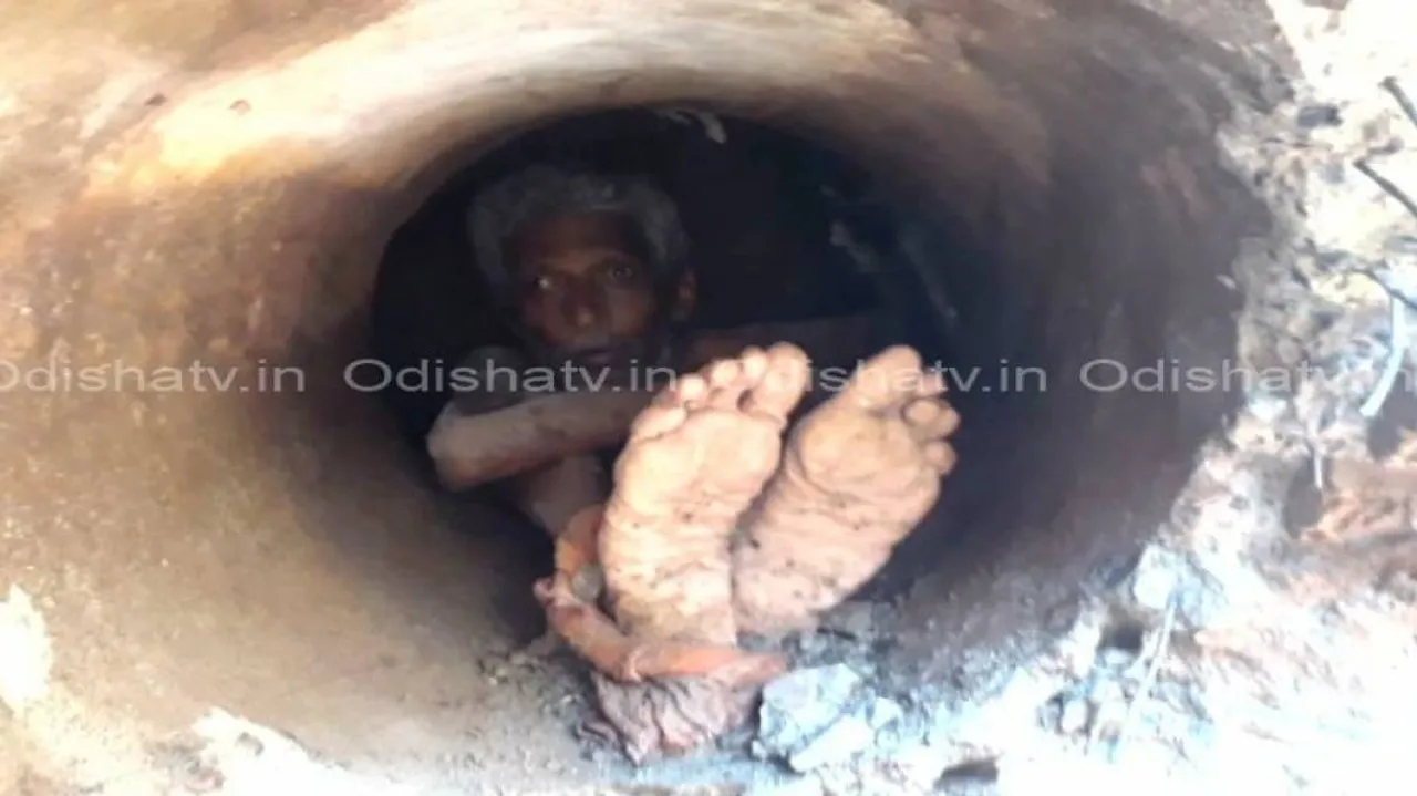 Man rescued from concrete pipe dies after 44 days of illness