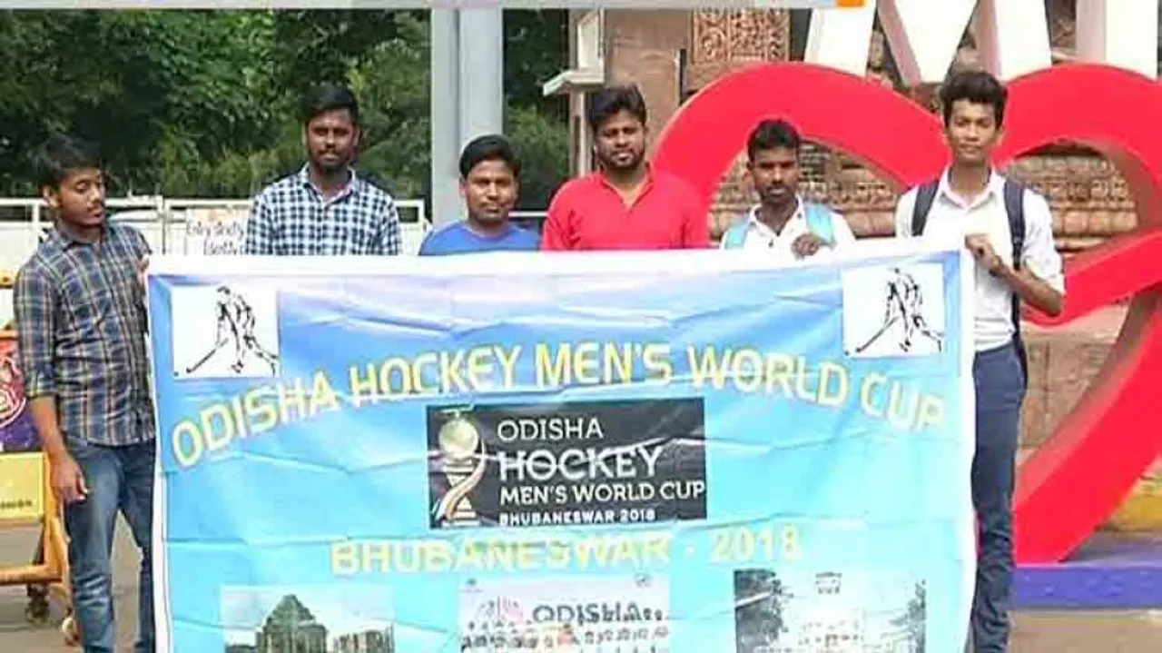 Odisha boy promotes Hockey World Cup across India