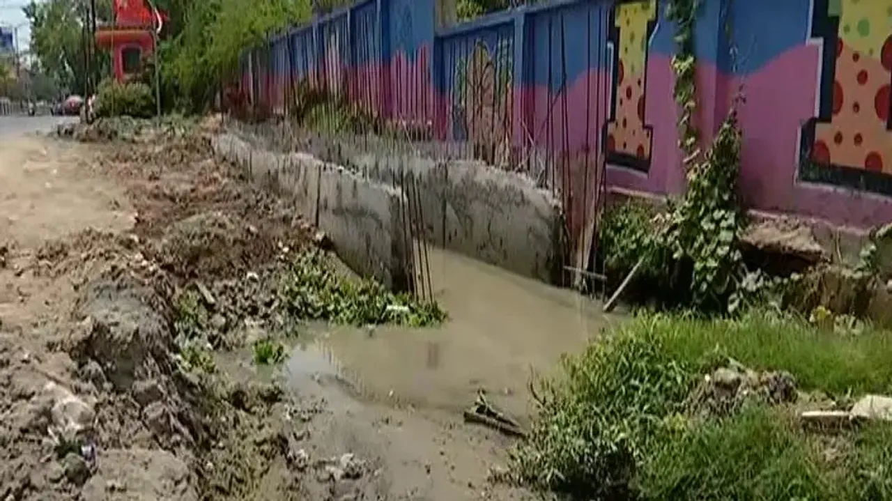 Incomplete drainage work sparks concerns in Sambalpur ahead of monsoon