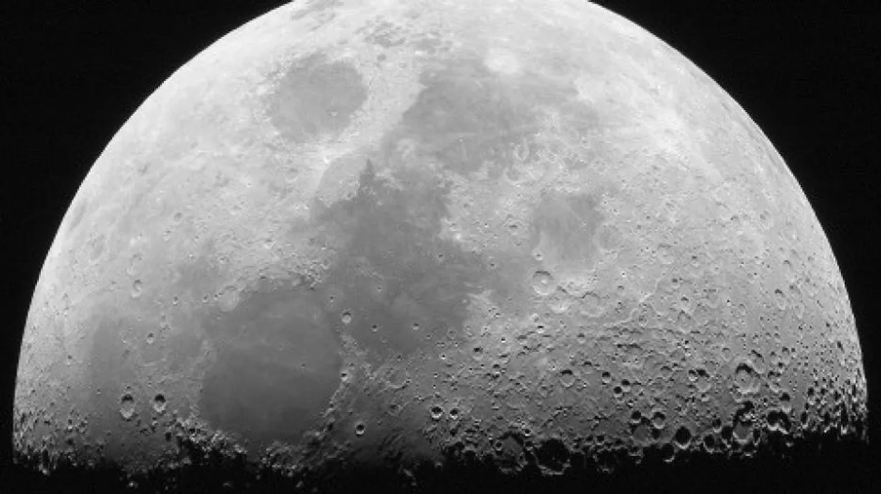 Our moon tilted by five degrees, lunar ice reveals