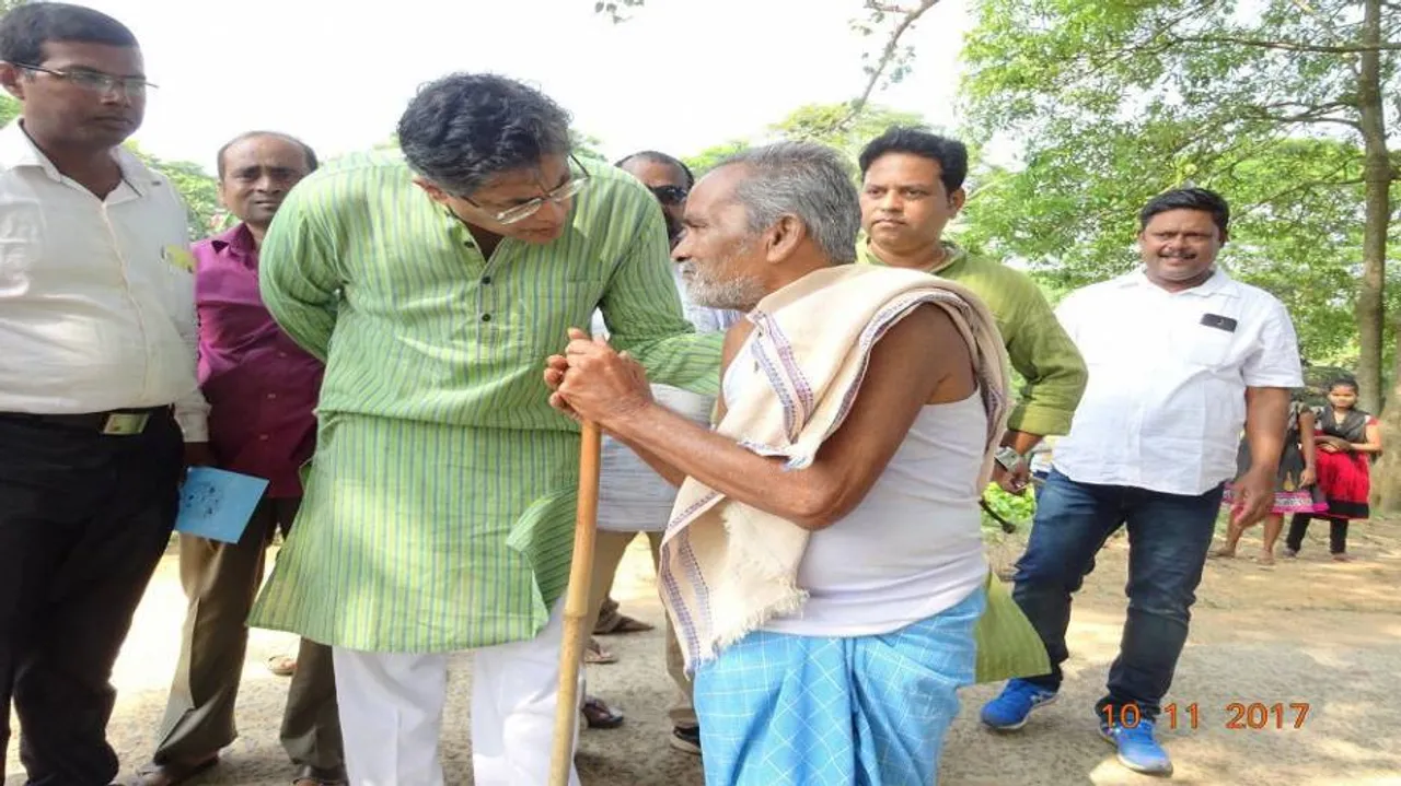 BJD MP Baijayant Panda adopts Singhagaon as model village