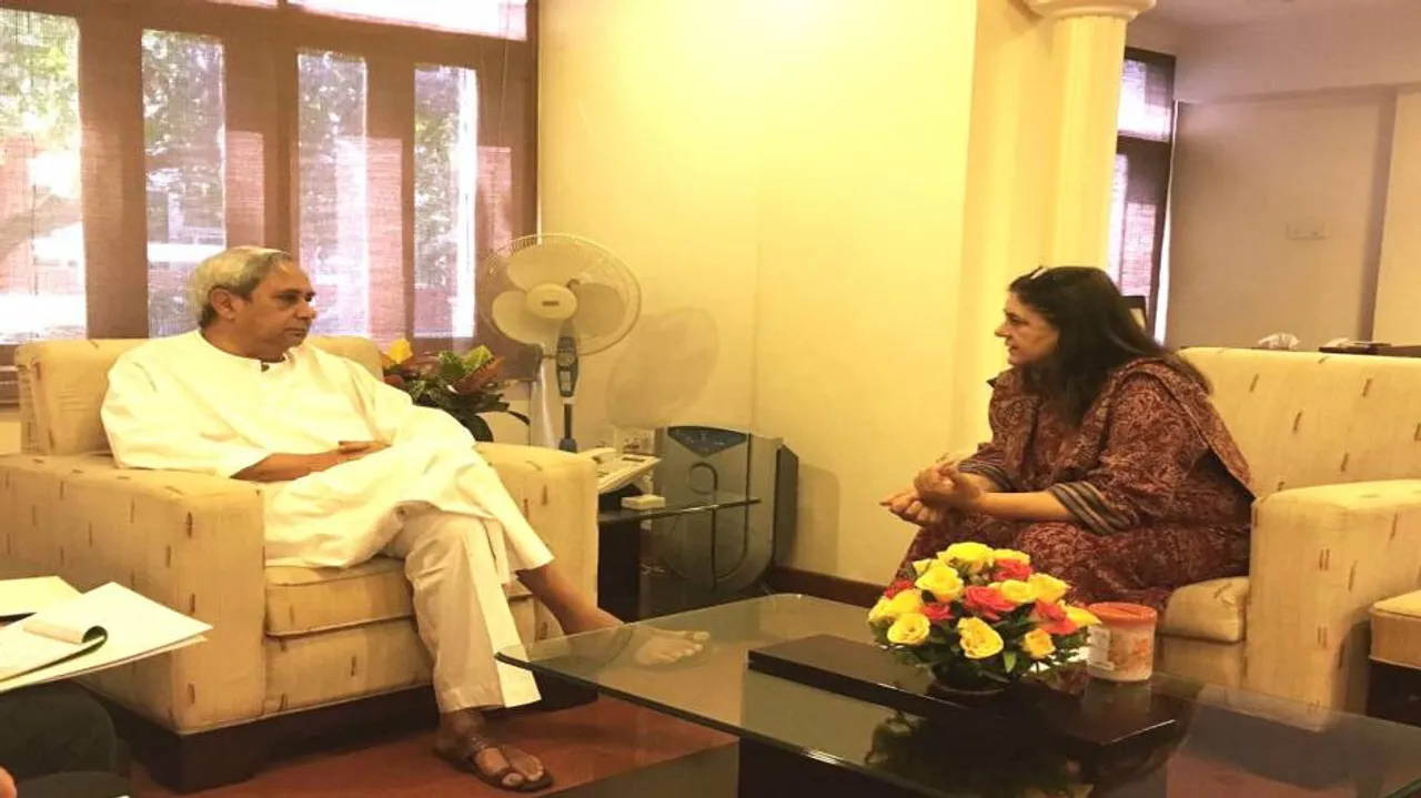 Naveen & Maneka discuss efforts to fight malnutrition in State