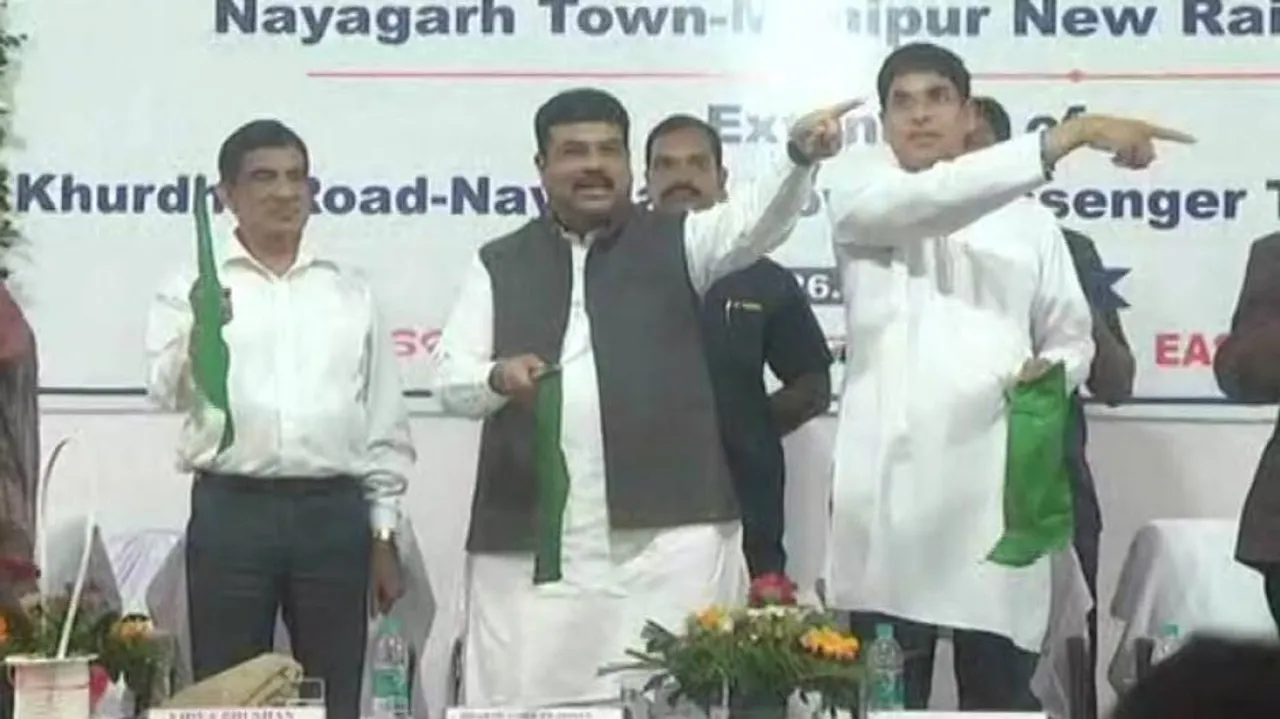 Railway line from Nayagarh Town to Mahipur Railway Station inaugurated