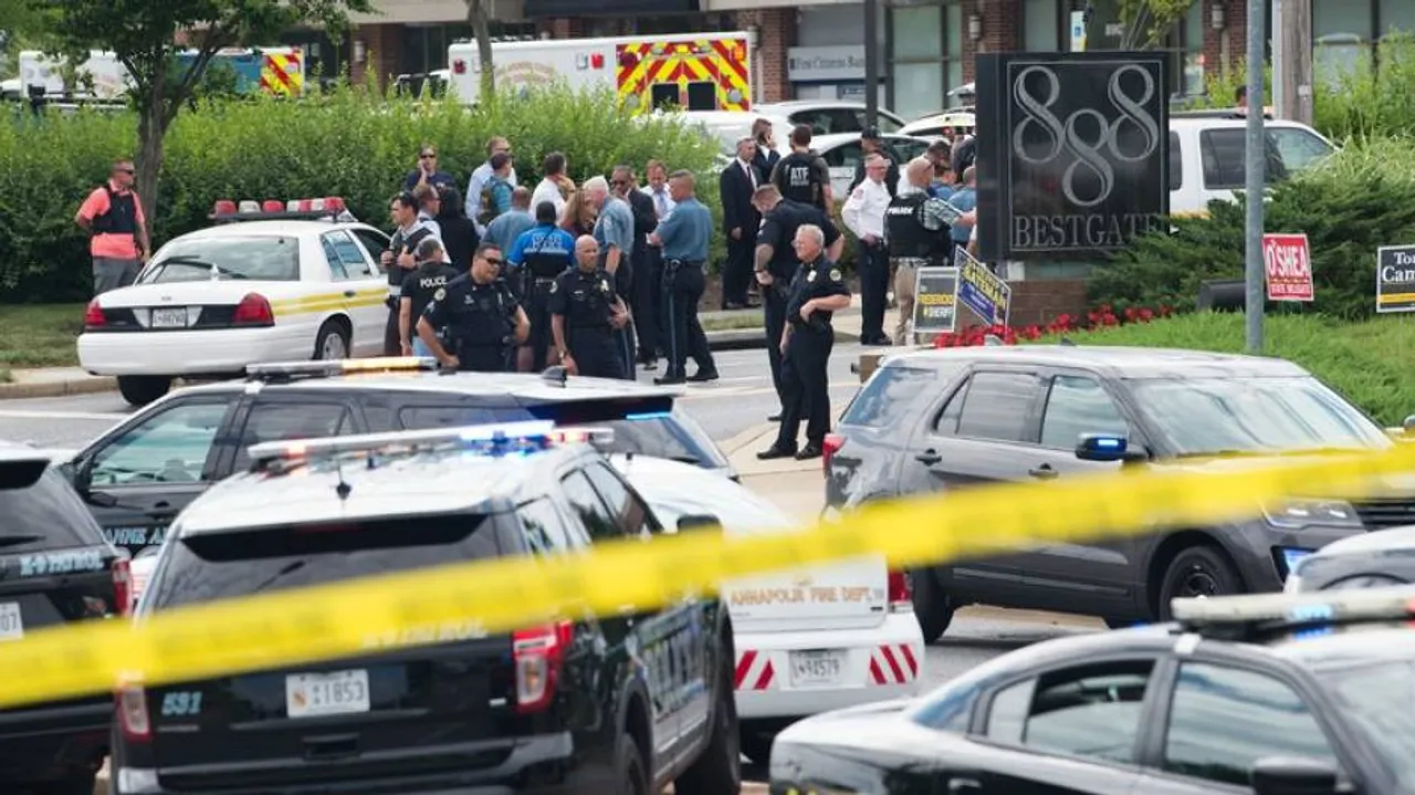 5 killed in US newsroom shooting, suspect detained