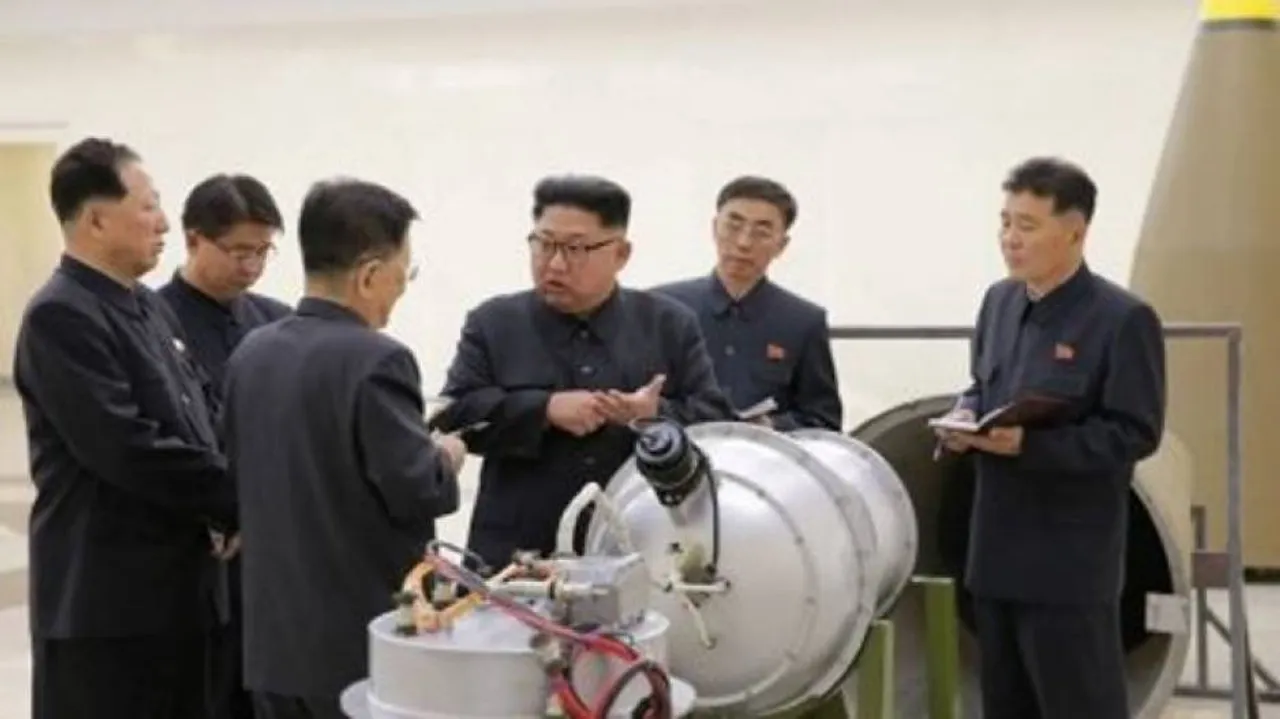 Kim Jong-un observes missile-ready hydrogen bomb