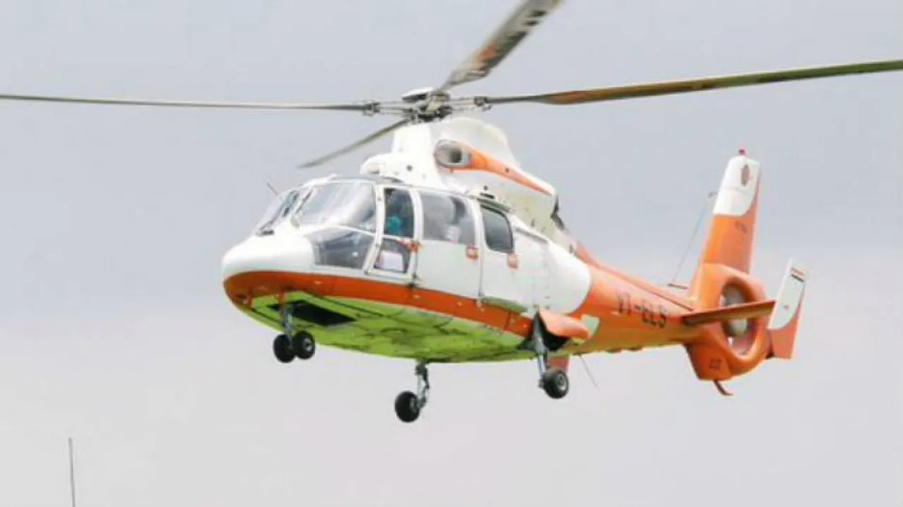 Pawan Hans chopper with 7 onboard crashes