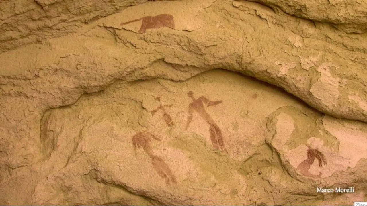 12,000-yr-old rock painting found in China