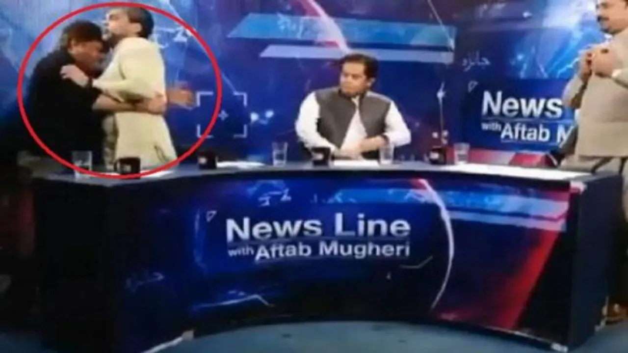 Pakistani politician, journalist get violent on TV