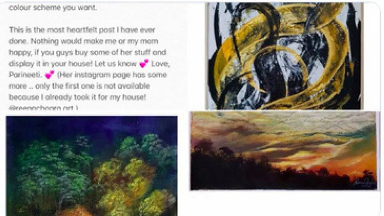 Parineeti Chopra Shares Exquisite Paintings Of Her Mother; Requests Fans To Check Them Out