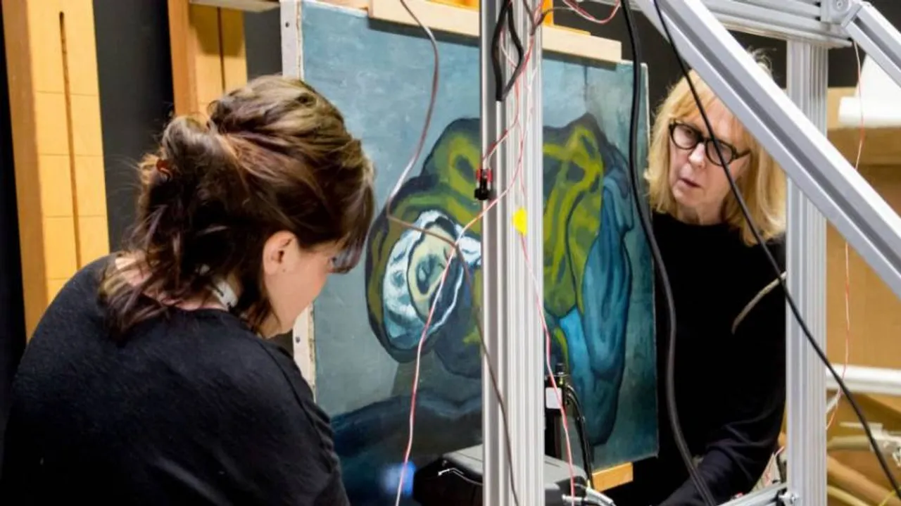 Artwork found hidden behind Picasso's painting