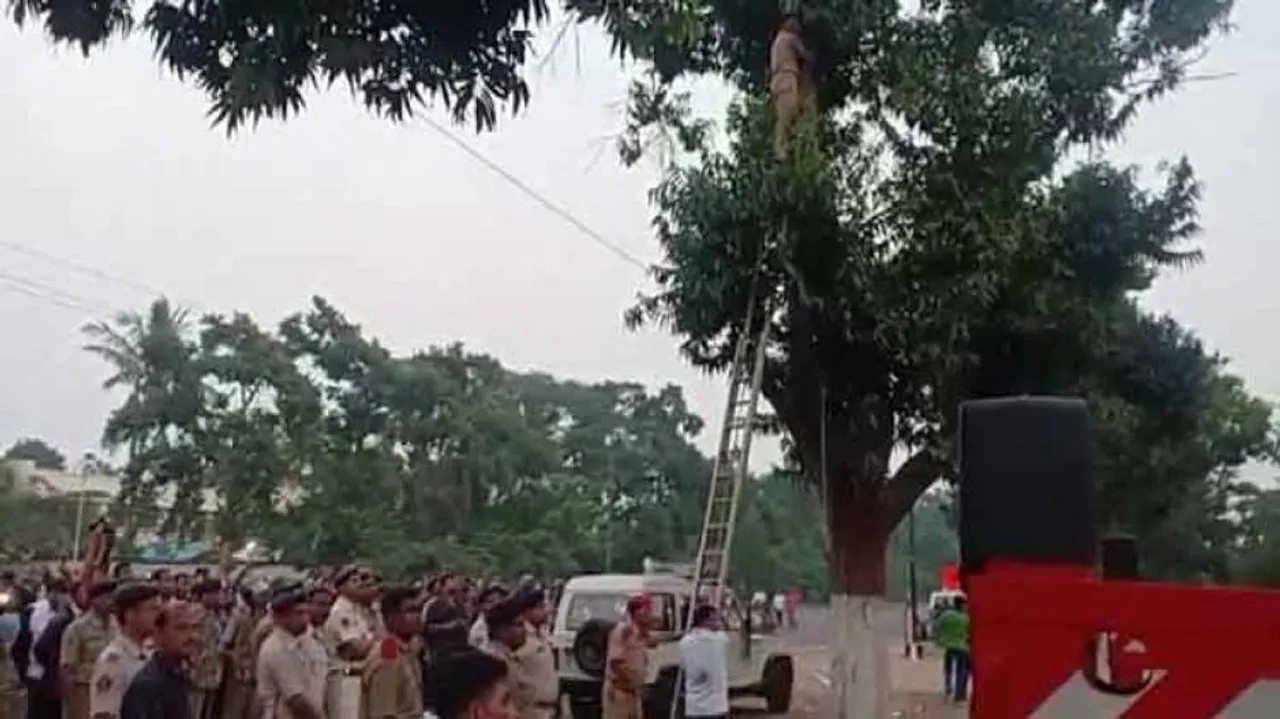 Man Rescued During Suicide Bid From Treetop In Odisha's Capital