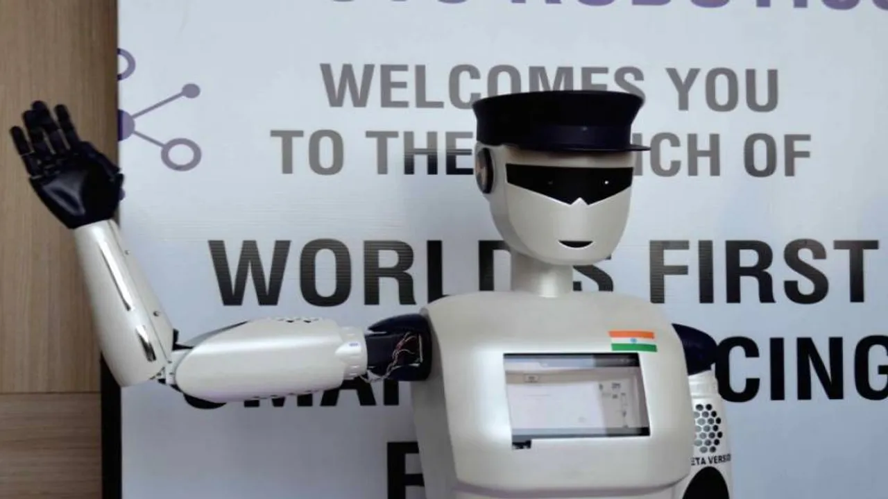 Hyderabad startup develops police robot