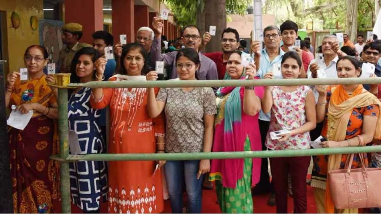 40% turnout in Phase 6 of Lok Sabha polls till 2 PM