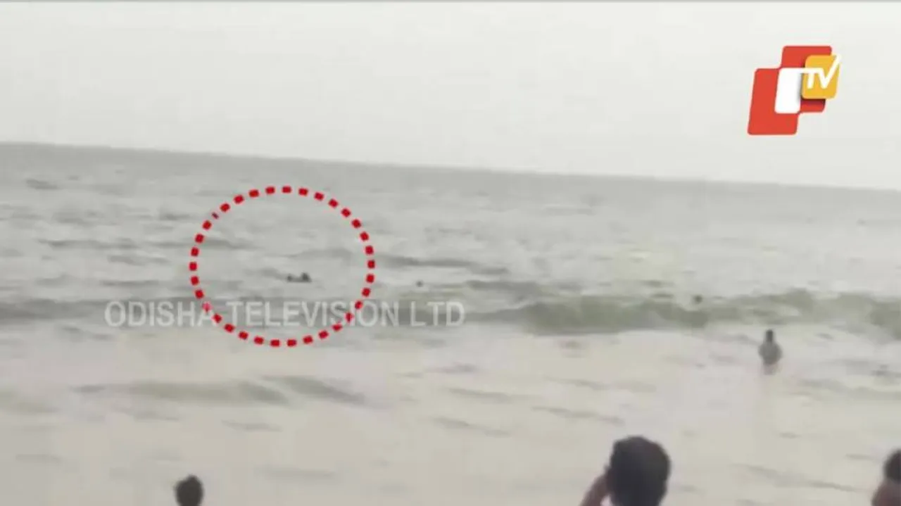 Caught On Cam: Lifeguards Save Tourist From Drowning In Puri Sea
