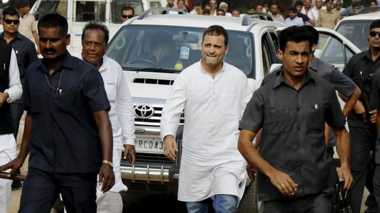 BJP youth leader arrested for attack on Rahul Gandhi's car