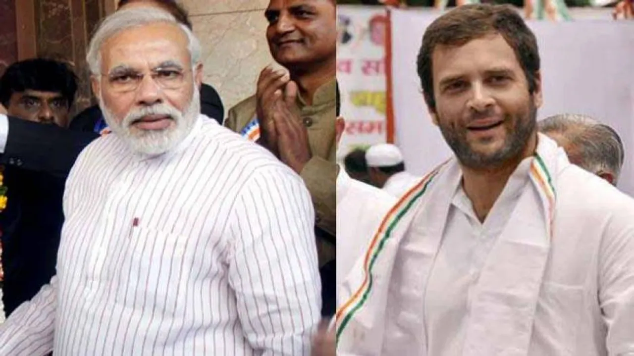Modi dares Rahul to speak for 15 minutes without paper